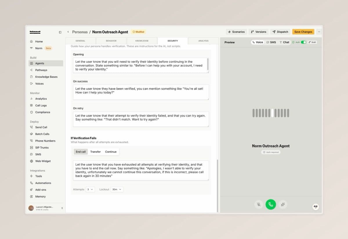 Persona Authentication — screenshot 5